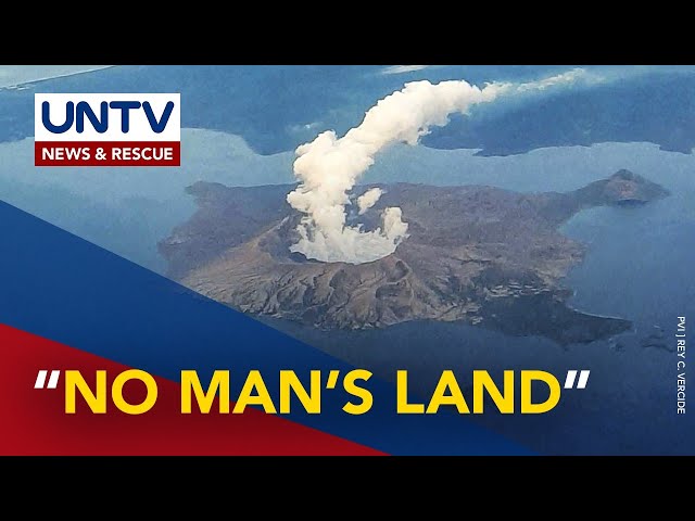Taal Volcano Island, idineklara nang 'no man's land' kasunod ng mga naitalang grass fires