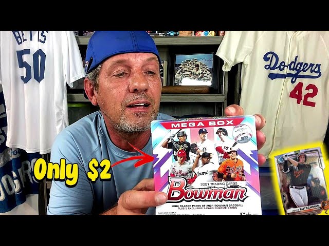 Bowman Baseball Cards Mega Box Found For Only $2 - Rookies Galore!