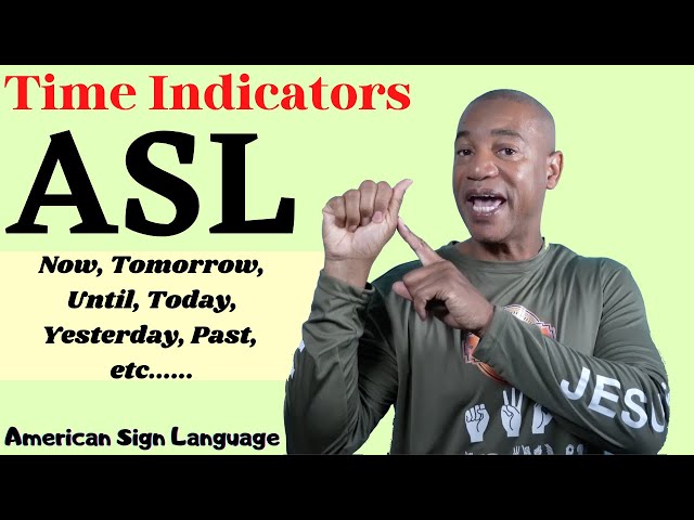 20+ ASL Signs "Time Indicators" You Must Know | American Sign Language | Signing for Beginners