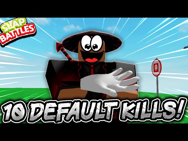 Get a 10 Killstreak with the DEFAULT Glove Challenge in Slap Battles - Roblox