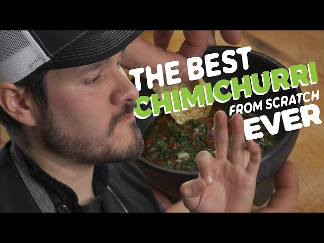 The BEST Chimichurri Recipe From Scratch | SWTY