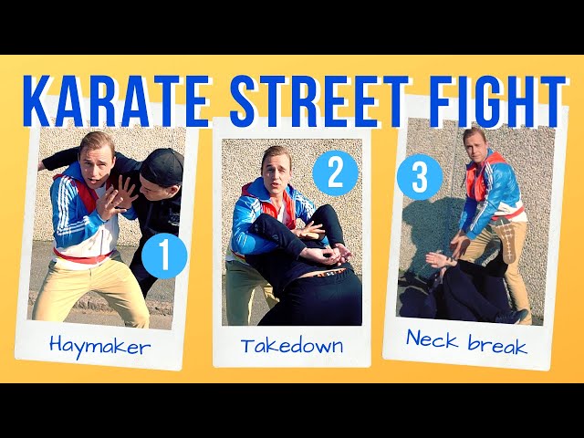 How To Use KARATE In a STREET FIGHT (3 moves)