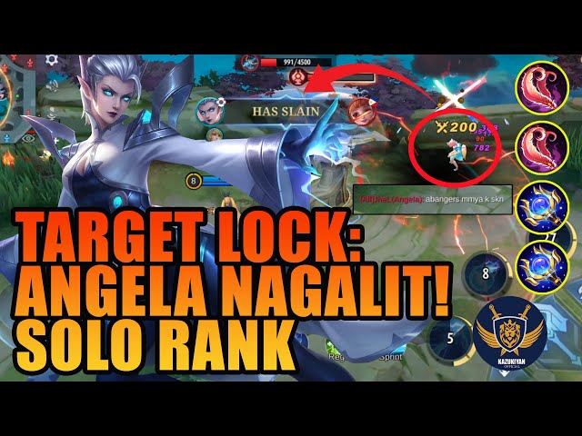 Na Target Lock ko si Angela Nagalit - Eudora Solo Rank #kazukiyanofficial