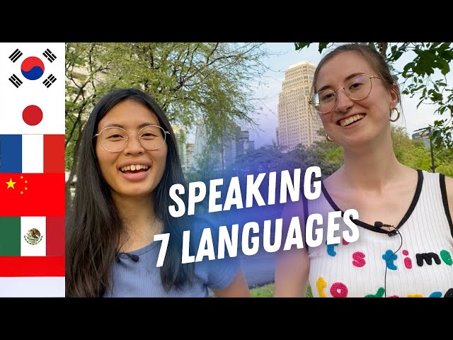 Polyglots speaking in 7 languages! Multilingual conversation