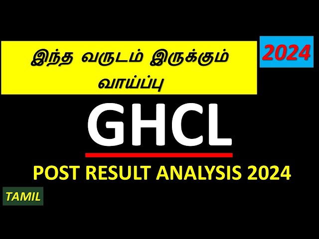 GHCL  POST RESULT ANALYSIS 2024