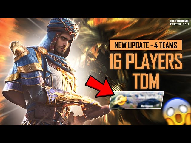 NEW 16 PLAYERS TDM IN BGMI AND PUBG MOBILE 😱 #shorts #bgmi #pubgmobile