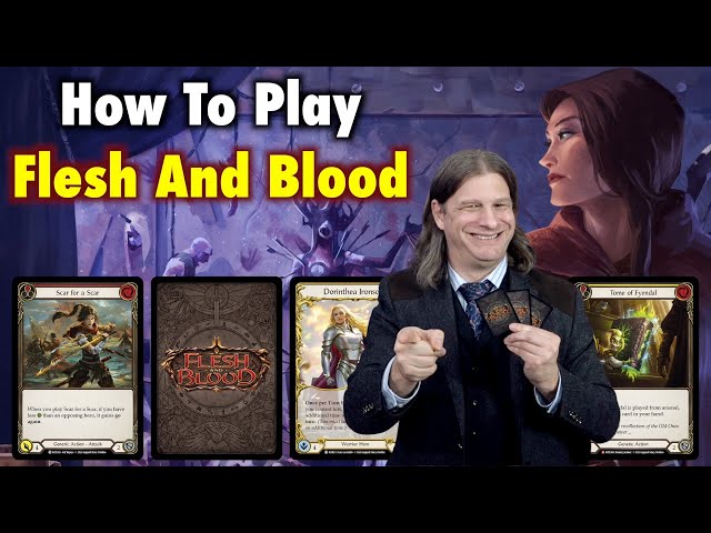 How To Play Flesh And Blood (TCG) Learn To Play In Less Than 15 minutes!