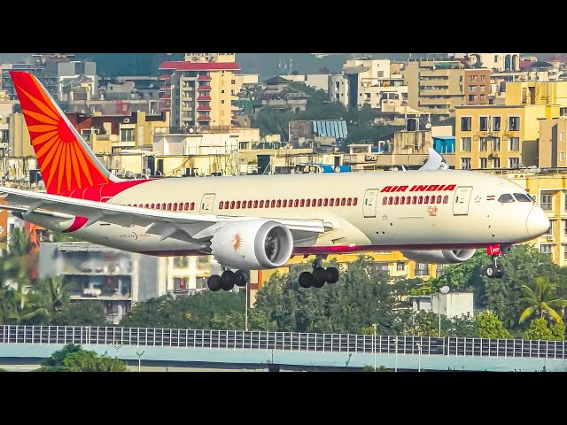 BUSY MORNING TAKEOFFS and LANDINGS at MUMBAI AIRPORT | Mumbai Airport Plane Spotting [BOM/VABB]