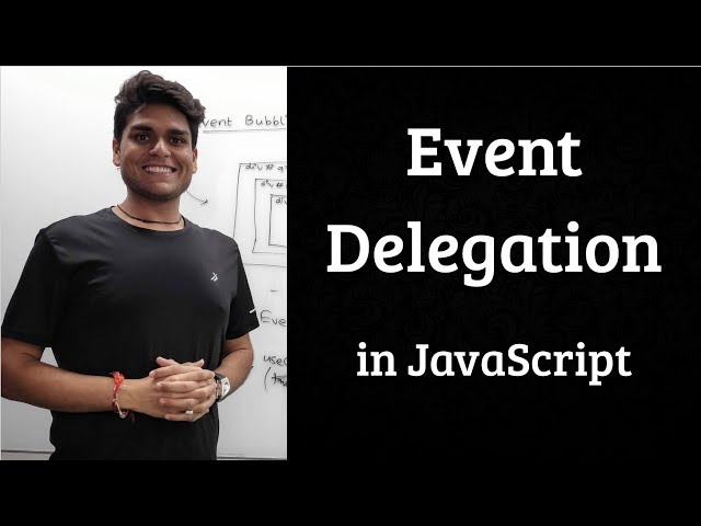 Event Delegation in Javascript | UI/Frontend Interview Question