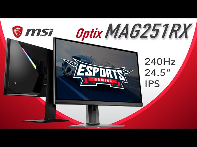 MSI MAG251RX - Is THIS The Best 240Hz IPS Gaming Monitor?!