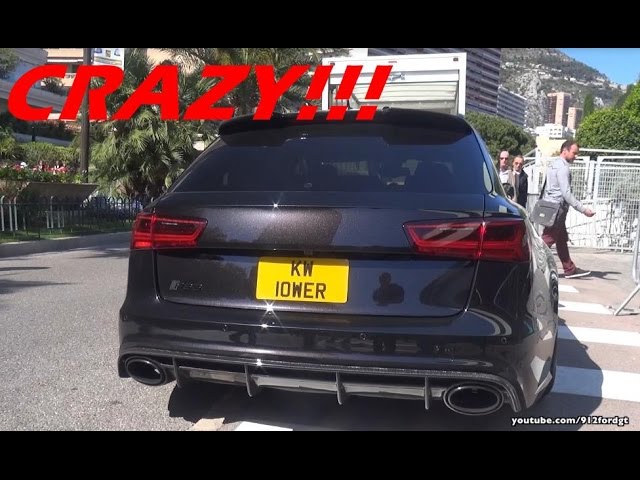 Audi RS6 C7  w/ Milltek straight pipes exhaust Sound -  Revs & Accelerations