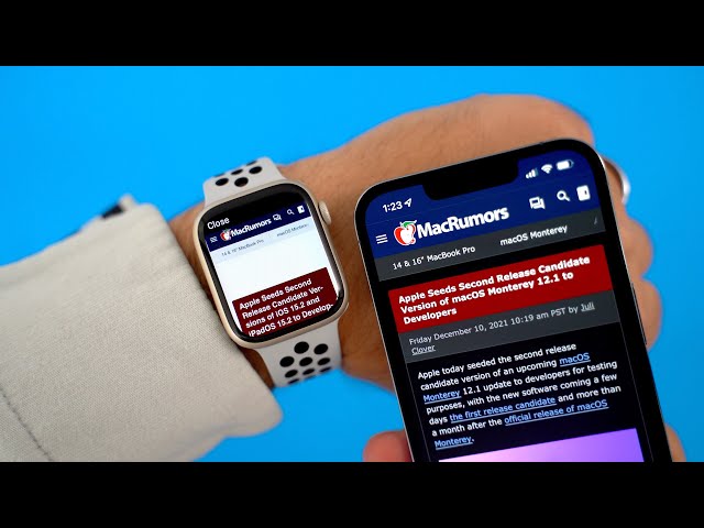 Browsing the Web on Apple Watch With µBrowser