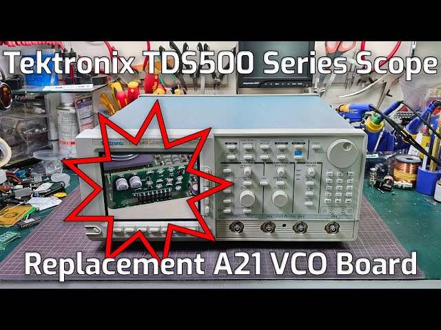 Tektronix TDS540 Repair - New VCO board!
