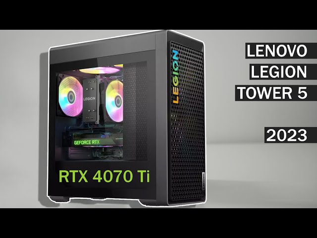 Monstrous - Unboxing & Testing Lenovo Legion Tower 5 with Nvidia RTX 4070 Ti @lenovolegion
