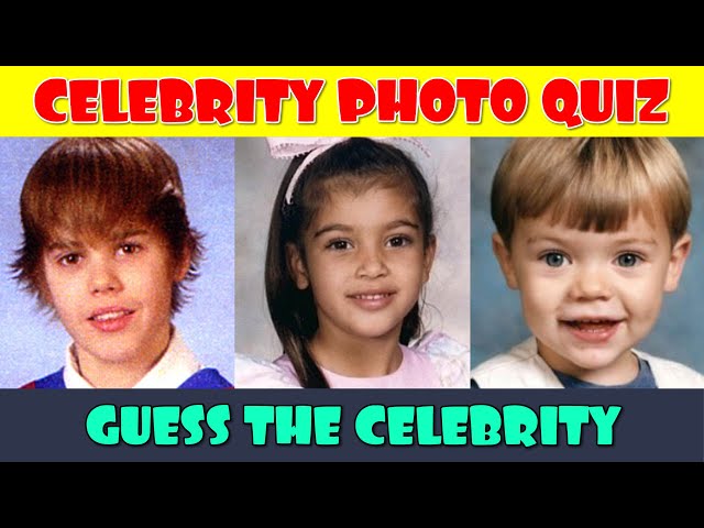 Guess the Celebrity | Celebrity Childhood Photo Quiz
