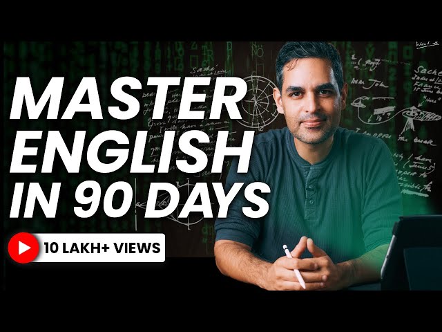 The 90-day English learning challenge! | Fluent English before 2024! | Ankur Warikoo Hindi