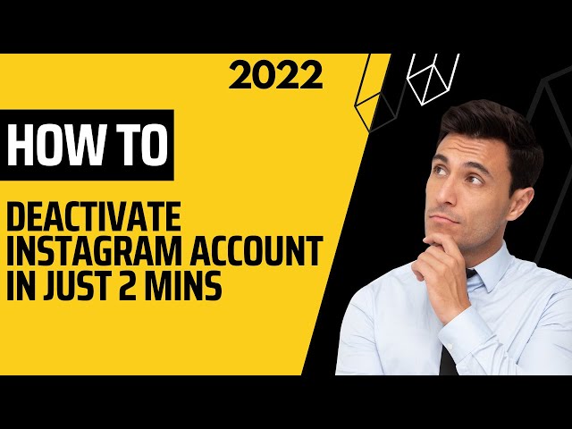 how to deactivate instagram account in 2022 | Insgram account deactivate |
