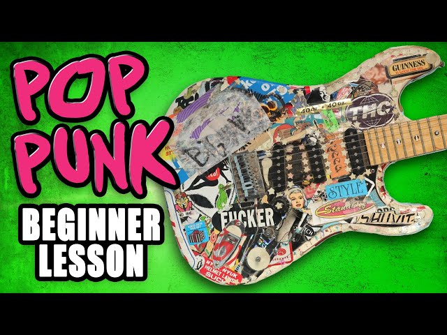 Beginner POP PUNK Guitar Lesson