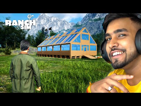 I BUILD A GREENHOUSE FOR FARMING | RANCH SIMULATOR GAMEPLAY #17