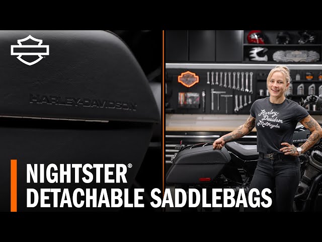 Harley-Davidson Nightster Detachable Saddlebags Overview