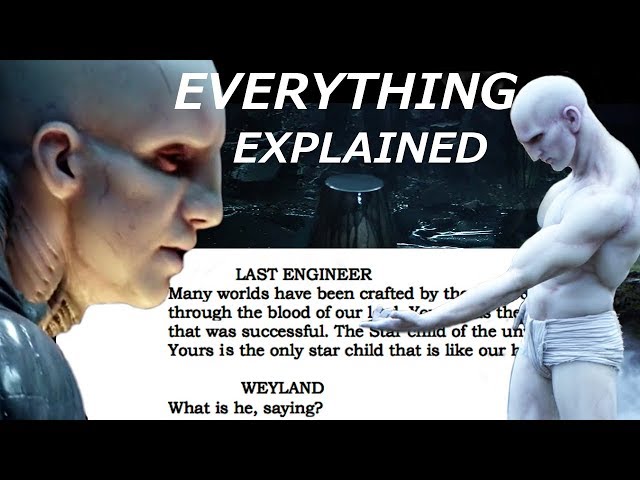 Prometheus Script Reveals TRUTH about Engineers, Black Goo and Deacon
