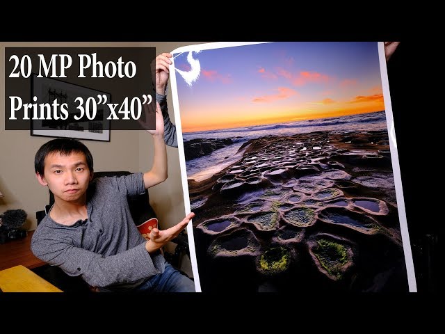 How Many Pixels Do You Need? I made a 30"x40" print from a 20 MP photo