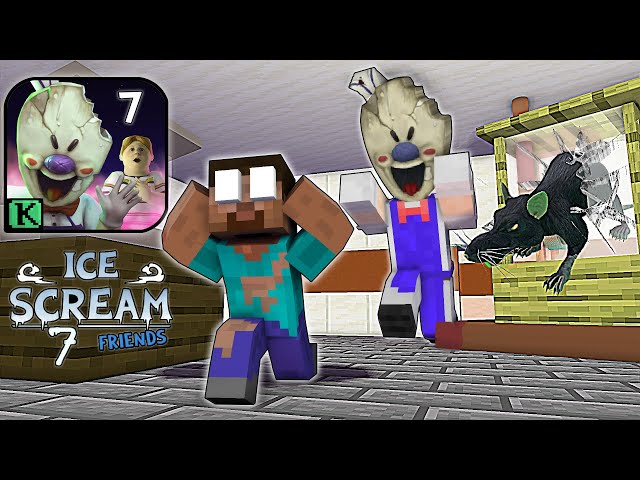 Monster School : ICE SCREAM 7 CHALLENGE - Minecraft Animation
