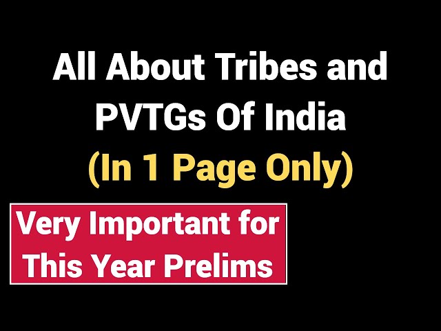UPSC *never* fails to ask Questions from Tribes | UPSC PRELIMS 2023