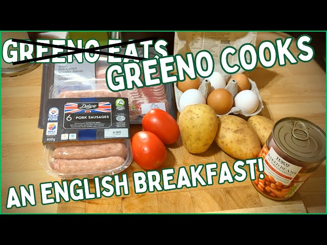 ENGLISH BREAKFAST with a Greeno TWIST! My guide to Bacon and Eggs - Cooking with Greeno!