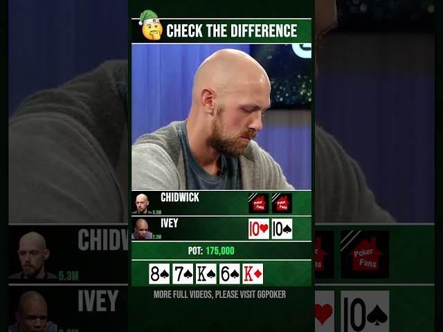 Difference Phil Ivey 34  | Short Deck #poker