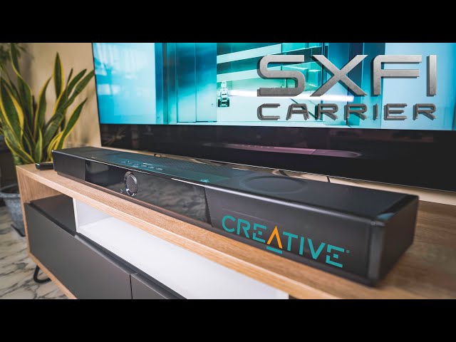 This Soundbar is THICC… Creative SXFI Carrier