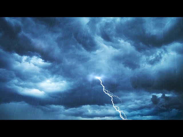 Rain on Roof with Thunder | Rainstorm White Noise for Sleeping, Studying or Relaxation | 10 Hours