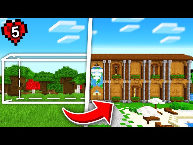 I Transformed The Woodland Mansion in Minecraft Hardcore