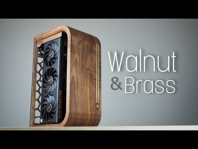 BENT Wood PC Case - ASUS ProArt Themed | RTX 4070 Ti | DIY Wooden PC Case