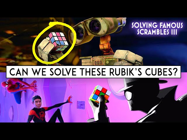 We Recreate Rubik's Cubes Seen In MOVIES And Speed Solve Them! 🎬