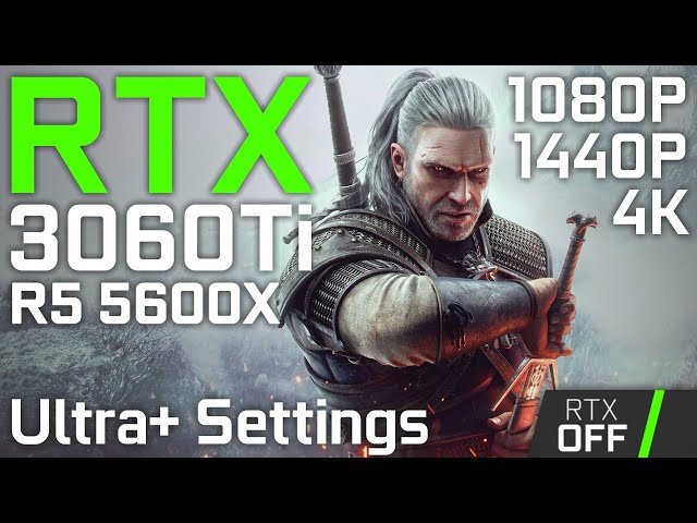 The Witcher 3 Next Gen Upgrade | RTX 3060 Ti + R5 5600X | Ultra+ RT DLSS OFF DX 11 | 1080p 1440p 4K