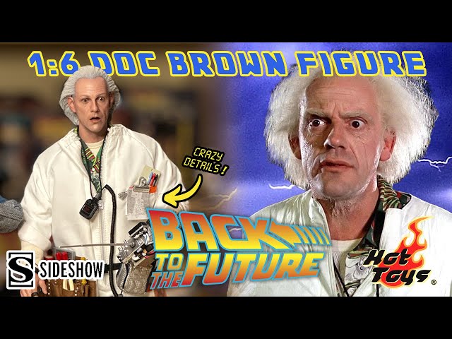 This Doc Brown 1:6 Figure Has Some Crazy Details! | Back To The Future Collectible