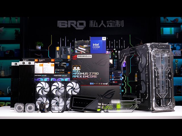 「BRO」4K PC BUILD Singularity Spectre 4 + RTX4090 Matrix Without AIO.幽灵4#pcbuild