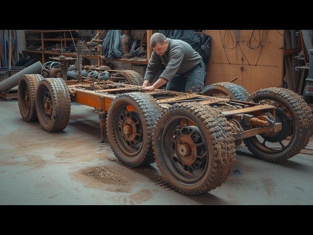 Man Builds AMPHIBIOUS Vehicle from Old Car Parts! | by @DonnDIY