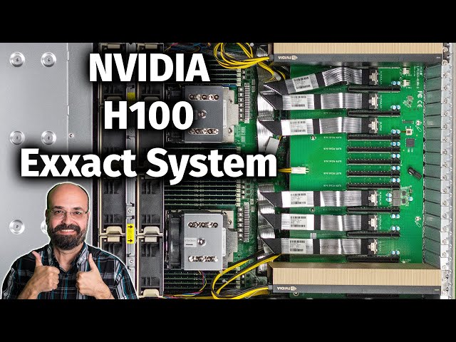 Looking at NVIDIA H100 with High End Exxact System