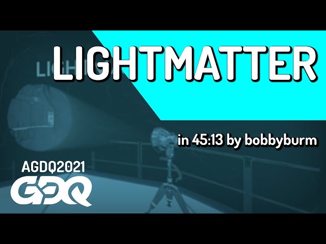 Lightmatter by bobbyburm in 45:13 - Awesome Games Done Quick 2021 Online