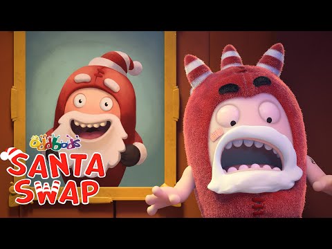 🎅🏻 Santa Swap - Christmas Special!🎅🏻| Baby Oddbods | Funny Comedy Cartoon Episodes for Kids