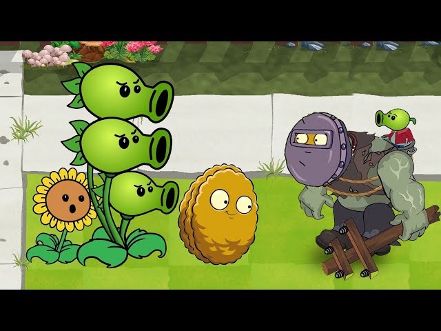 Plants Vs Zombies GW Animation - Episode 16 - Threepeater vs Zombotany 2