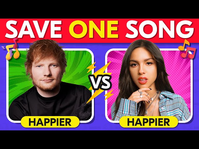 SAVE ONE SONG - Two Different Songs with Same Title | MUSIC QUIZ