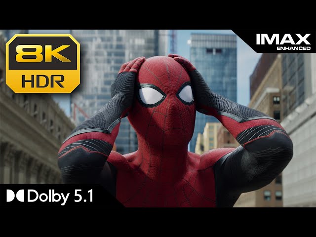 8K HDR IMAX | Opening Scene (Spider-Man No Way Home) | Dolby 5.1