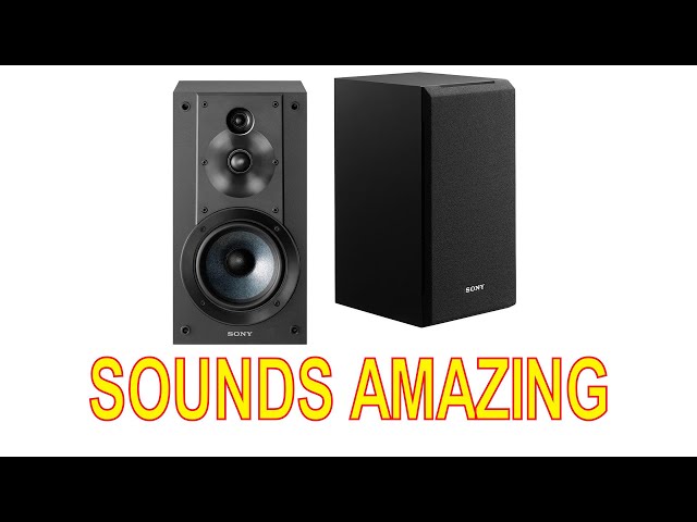 Sony SS-CS5 3-Way Bookshelf Speakers PREVIEW AND SOUND DEMO