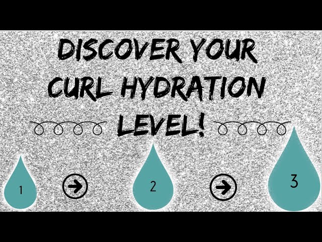 DISCOVER YOUR CURL HYDRATION LEVEL!