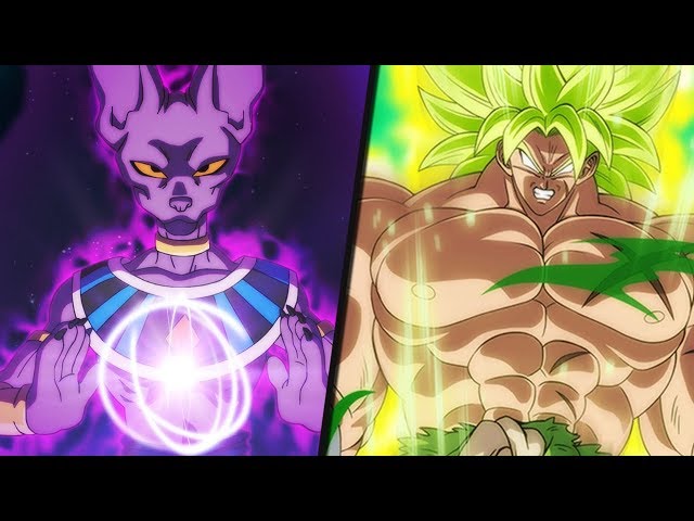 God of Destruction Beerus vs Broly Fight in Dragon Ball Super