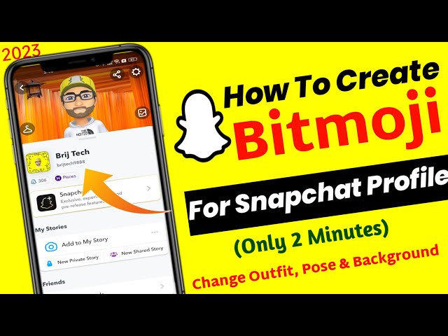 How to make your cool🔥 Snapchat Bitmoji !! Change outfit, pose & background