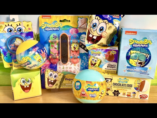 ASMR Awesome SpongeBob SquarePants collection Slime oddly satisfying POP Mart